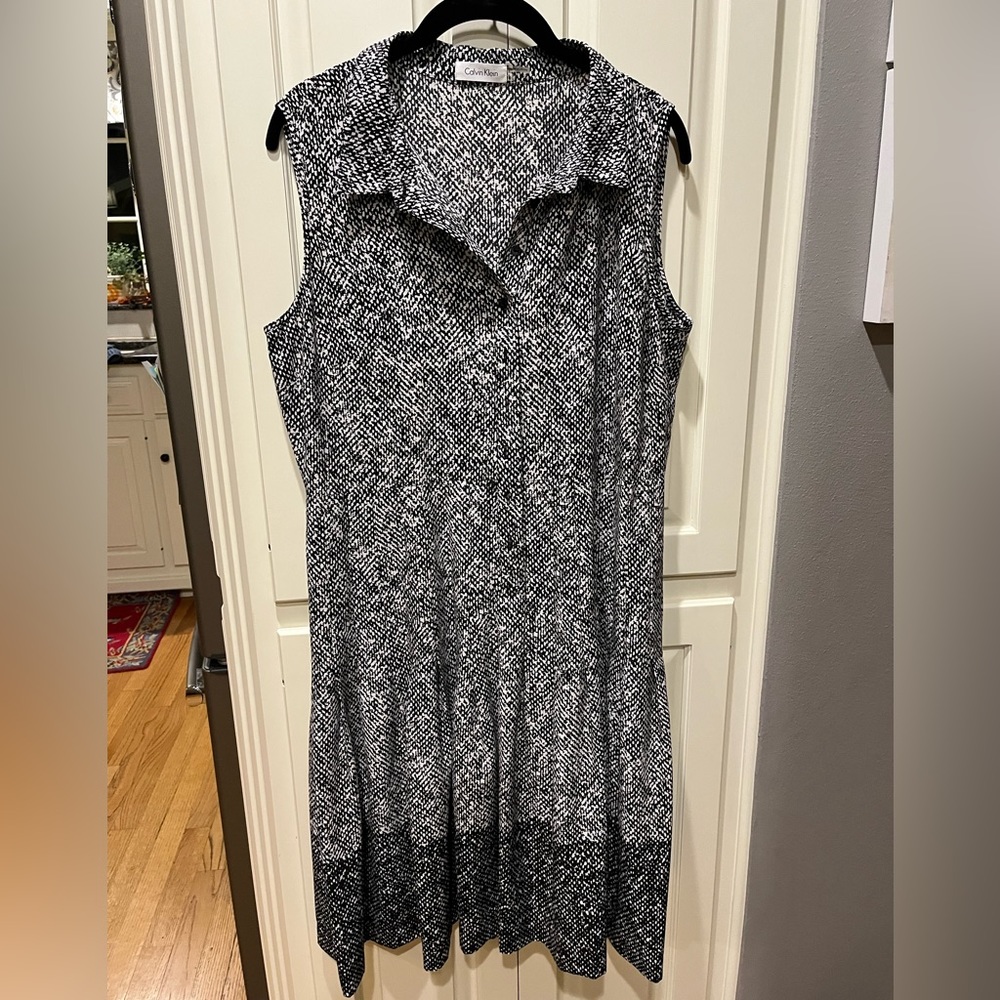 Calvin Klein Black & White Dress